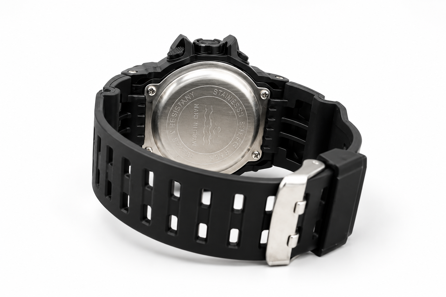 Water Resistant Digital Sports Watch for Men Black Outdoor Style Watch 3